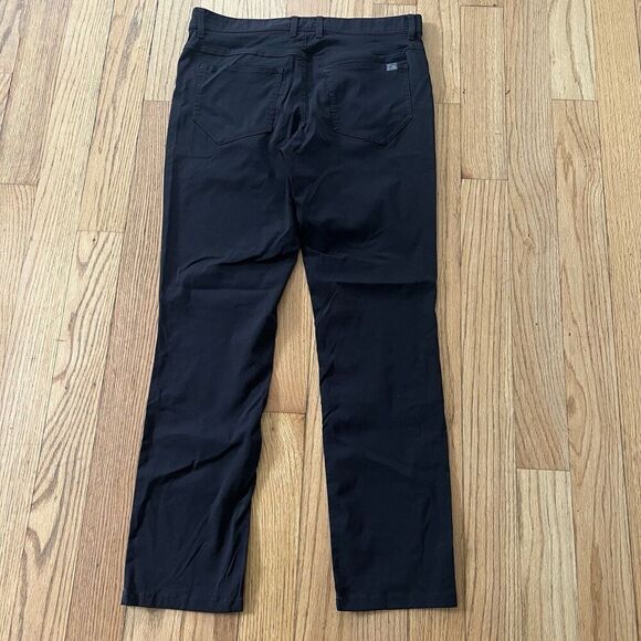 LL Bean Pants Mens 34x32 Venture Stretch Black Gorpcore Outdoor Hiking - Picture 4 of 8